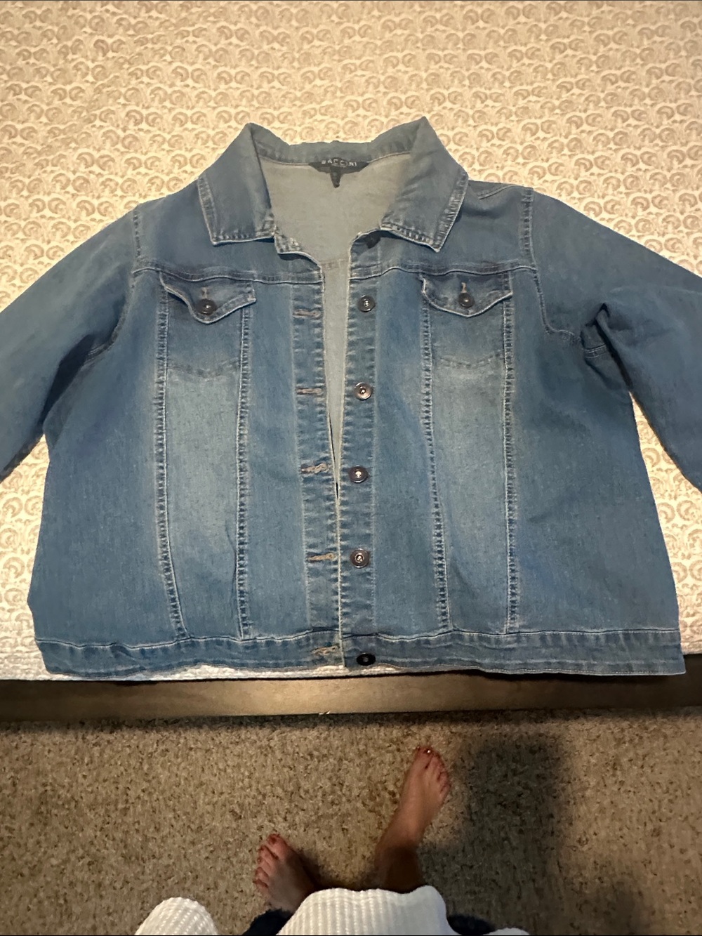 Baccini Light Blue Denim Jacket
